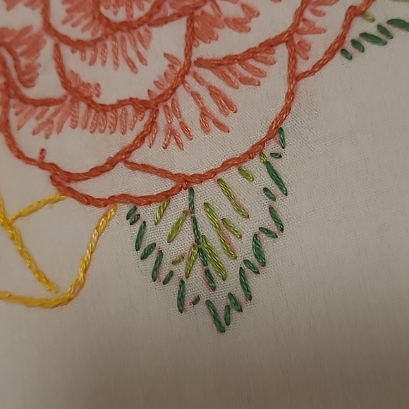 Vintage Hand Stitched Alabama State Bird & Flower - Picture 7 of 16